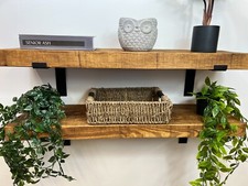 SOLID WOOD SHELF  + INDUSTRIAL