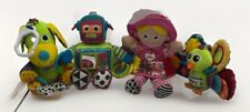 Lamaze Sensory Activity Toys Bundle X 4 Robot Emily Doll Jaques Peacock & Dog