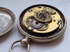 Antique  Verge Quarter Repeater pocket watch fusee Key winding Project watch