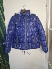 Next Puffer Jacket - Ladies Size 12 Purple Shiny 