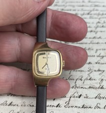 Dior Bulova Collaboration Gold Plated Ladies Manual Wind Watch