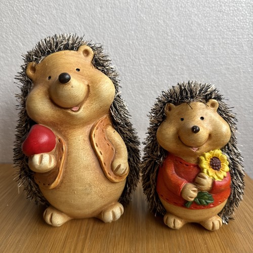 Set cute resin hedgehog - set,