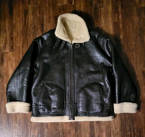 Vtg wilsons leather sheepskin - leather,
