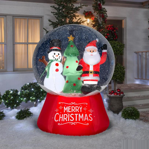 Airblown santa snowman - 6,