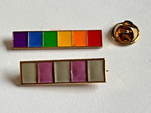 Lgbt rainbow pride bar - lgbt, pin