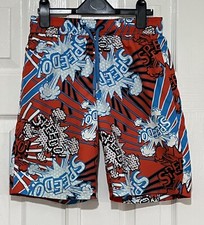 Boys Speedo Printed Leisure Swim Swimming Shorts Trunks Swimming 8-9 yrs 26" W
