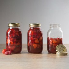 Set of 6 Large 1 Litre Screw