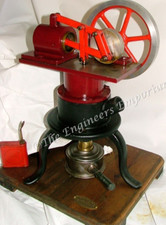 Model hot air engine castings Horace Robinson engineers workshop lathe Stirling