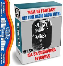 Hall of Fantasy Classic Old Time Radio Show OTR All 38 Surviving Episodes MP3 CD