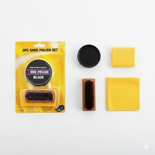 3 Pc Shoe Polish Set – Black