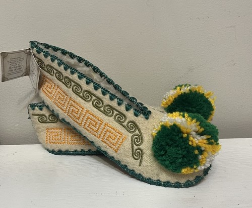 Nwt minas greek wool - wool, slippers