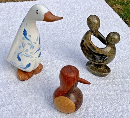Wooden duck penquin - duck, penquin,
