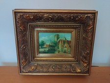 Vintage Picture Frame, Ornate Carved Fench Rococo Gilded,heavy