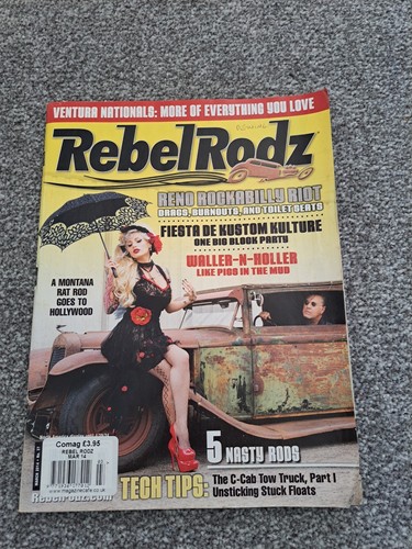 Rebel rodz magazine march - magazine,