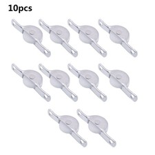 10Pcs Sliding Door Rollers Wardrobe Cabinet Cupboard Pulley Wheel Mute Push&Pull