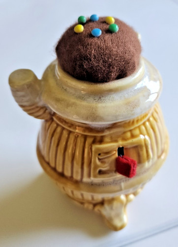 Pin cushion cast iron - iron, stove