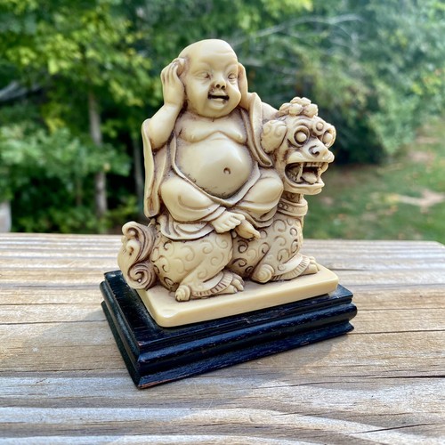 Vintage buddha monk dragon - vintage,