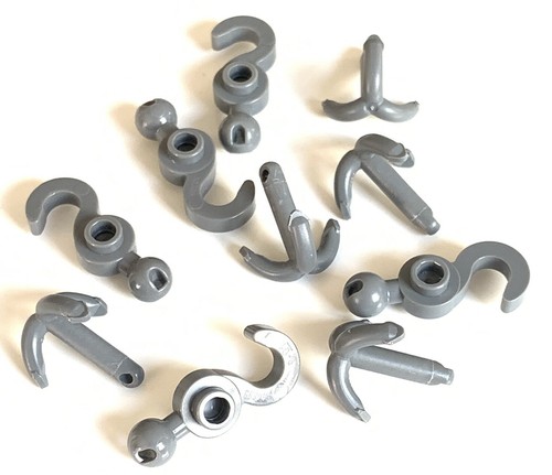 Lego hooks 5 grappling - x,