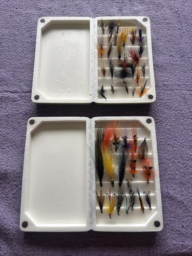 Two morrell fly boxes - boxes, 40