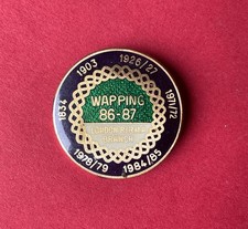 Vintage Wapping Dispute Pin Badge NGA  London branch 1986 Trade Union Printing
