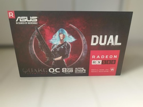 Asus dual radeon 580 8gb - asus,