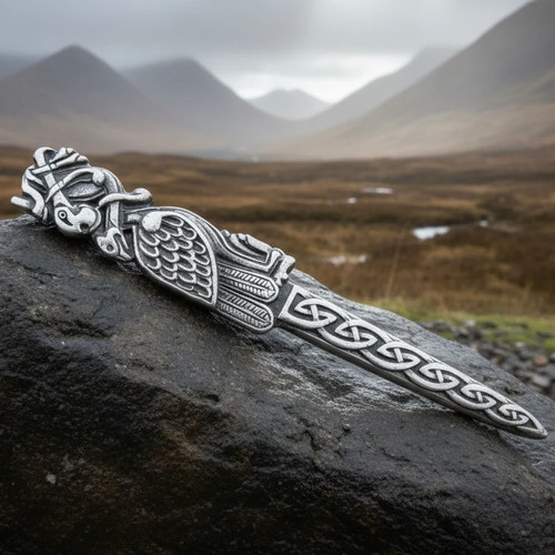 New solid pewter celtic - celtic, birds