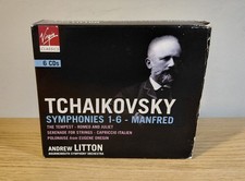 Tchaikovsky Symphonies 1-6 Manfred Andrew Litton 6 CD Virgin Classics Box Set