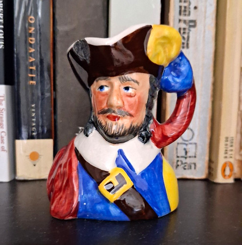 Ceramic hand painted toby - ceramic,