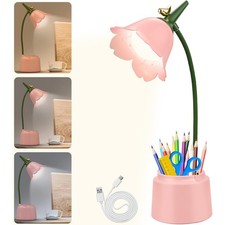 Led flower desk lamp - led,