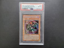 Chaos Emperor Dragon - Envoy of the End IOC-000 Secret Rare 1st Edition PSA 8