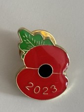 Red Poppy¹ Enamel Brooch /