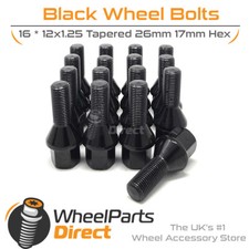 Wheel Bolts (16) Black for