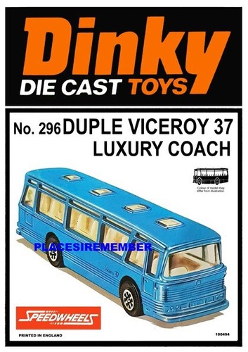 Dinky 296 duple - duple, viceroy