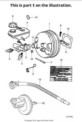 Jaguar genuine power brake - jaguar,