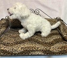 WROUGHT IRON PET BED WITH