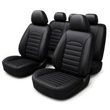 For VW Tiguan Passat Golf Car Seat Covers Full Set PU Leather Waterproof & Tough