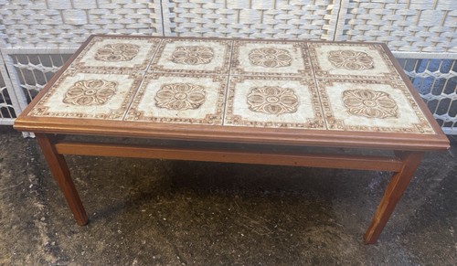 Retro vintage tile topped long - tile,