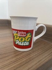 Vintage Golden Wonder Pot Pasta Cup Rare Ooh Aah Mmm England Made