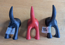 3 x IKEA BASTIS Dog Tail wall HOOKs Dog lead Hook