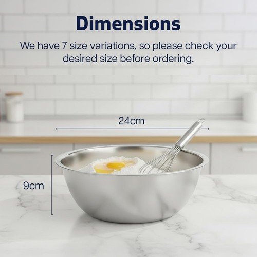 Stainless steel mixing bowls - stainless,