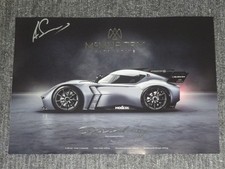 McMurtry Speirling automotive signed poster Goodwood Festival of Speed hillclimb