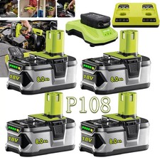For RYOBI P108 + 6.0Ah 18V