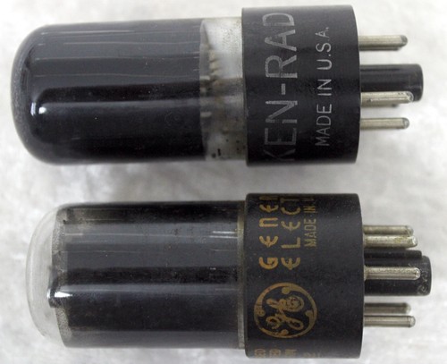 Two 6v6gt cv511 black glass - 6v6gt/g,