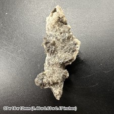 Crystal fulgurite (petrified