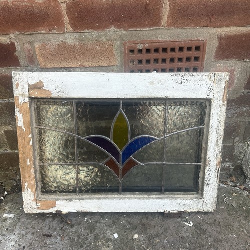 Vintage leaded stained glass - vintage,