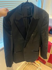 George Regular Fit Black Men’s Waistcoat Suit Jacket (VJ)