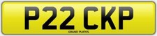 PICKUP CAR REG P22 CKP NUMBER