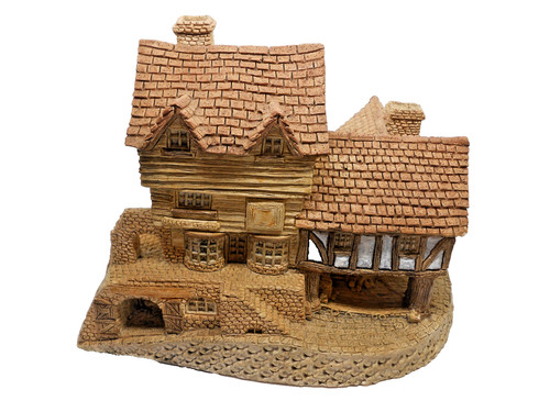 David winter cottages market - winter, cottages-market