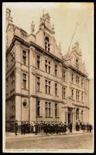 Antique Swansea General Post Office Wales Vintage Photo c1900s Postcard