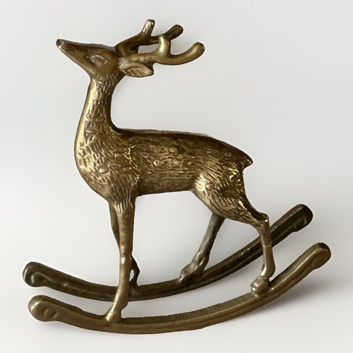 Vintage brass rocking - vintage,